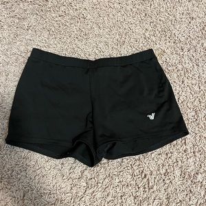 Black spandex shorts
